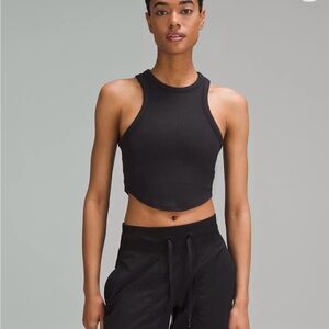Lululemon Black Crop Top